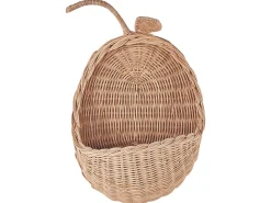 Beliani Seinakoriste Omena Rottinki Luonnonvari 40 X 24 Cm Makonde Online