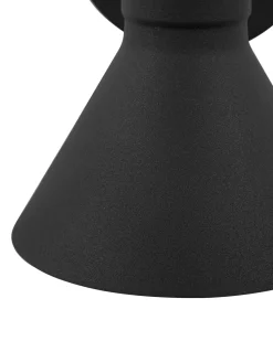 Beliani Seinavalaisin 4 Polttimoa Metalli Musta/Kulta Mersey Hot