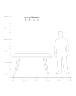 Beliani Seinavalaisin 4 Polttimoa Metalli Hopea Erma Sale