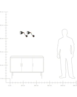 Beliani Seinavalaisin Metalli Grafiitinharmaa 2 Kpl Mississippi Best