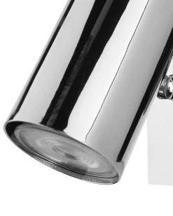 Beliani Seinavalaisin Metalli Hopea 2 Kpl Rosetta Outlet