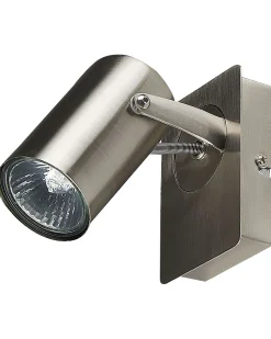 Beliani Seinavalaisin Metalli Hopea 2 Kpl Klip Cheap