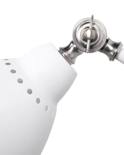 Beliani Seinavalaisin Metalli Korkea Valkoinen Mississippi Shop