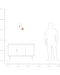 Beliani Seinavalaisin Metalli Kupari Savena Cheap