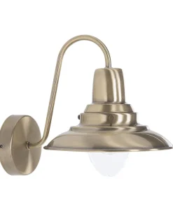 Beliani Seinavalaisin Metalli Messinki Luza Shop