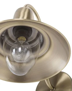 Beliani Seinavalaisin Metalli Messinki Luza Shop