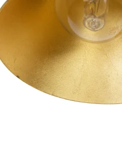 Beliani Seinavalaisin Metalli Musta/Kulta 2 Kpl Mersey I Outlet