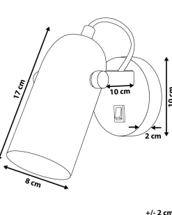 Beliani Seinavalaisin Metalli Musta Tyria Outlet