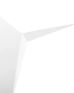 Beliani Seinavalaisin Metalli Valkoinen Briance New