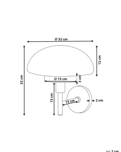 Beliani Seinavalaisin Rauta Musta Minija Online