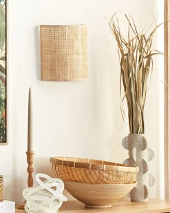 Beliani Seinavalaisin Rottinki Luonnonvari Cario Flash Sale