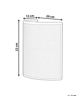 Beliani Seinavalaisin Rottinki Luonnonvari Cario Flash Sale