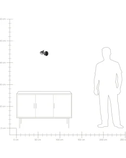 Beliani Seinavalaisin Teras Musta 2 Kpl Harrington Store