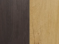 Beliani Senkki 3 Laatikkoa 2 Ovea Vaalea Puu/Musta Elda Cheap