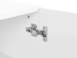 Beliani Senkki 2 Laatikkoa Kaappi Valkoinen/Vaalea Puu Fili Store