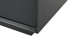 Beliani Senkki 4 Ovea 4 Hyllya Musta Oxnard Fashion