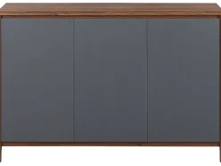 Beliani Senkki 3 Ovea 4 Hyllya Tumma Puu/Harmaa Medfort Flash Sale