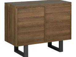 Beliani Senkki 2 Ovea 4 Hyllya Tumma Puu Timber Best Sale