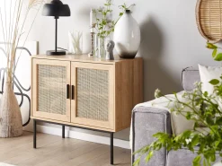 Beliani Senkki 2 Ovea 4 Hyllya Vaalea Puu Pasco Best Sale