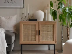 Beliani Senkki 2 Ovea 4 Hyllya Vaalea Puu Pasco Best Sale