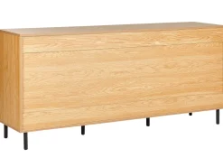 Beliani Senkki 3 Ovea 6 Hyllya Vaalea Puu/Musta Nikea Online