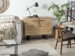 Beliani Senkki 2 Ovea 4 Hyllya Vaalea Puu Timber Discount