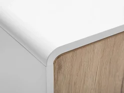 Beliani Senkki 2 Ovea 4 Hyllya Valkoinen/Vaalea Puu Milo Outlet