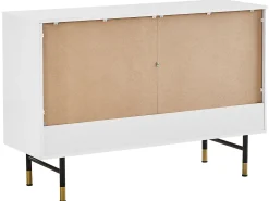 Beliani Senkki 2 Ovea 4 Hyllya Valkoinen Adante Flash Sale