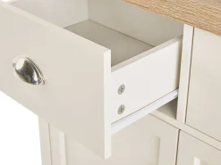 Beliani Senkki 2 Ovea 2 Laatikkoa Kermanvalkoinen/Vaalea Puu Clio Hot