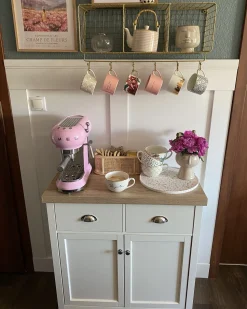 Beliani Senkki 2 Ovea 2 Laatikkoa Kermanvalkoinen/Vaalea Puu Clio Hot