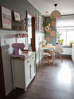 Beliani Senkki 2 Ovea 2 Laatikkoa Kermanvalkoinen/Vaalea Puu Clio Hot