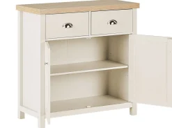 Beliani Senkki 2 Ovea 2 Laatikkoa Kermanvalkoinen/Vaalea Puu Clio Hot