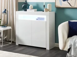 Beliani Senkki 2 Ovea Led-Valo Valkoinen Covina Clearance