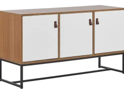 Beliani Senkki 3 Ovea Vaalea Puu/Valkoinen Nueva Cheap