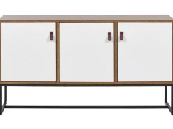 Beliani Senkki 3 Ovea Vaalea Puu/Valkoinen Nueva Cheap