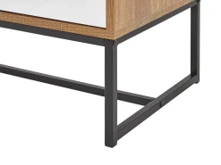 Beliani Senkki 3 Ovea Vaalea Puu/Valkoinen Nueva Cheap