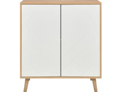 Beliani Senkki 2 Ovea Vaalea Puu/Valkoinen Bristow Online