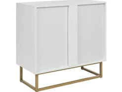 Beliani Senkki 2 Ovea Valkoinen/Vaalea Puu Alaska Sale