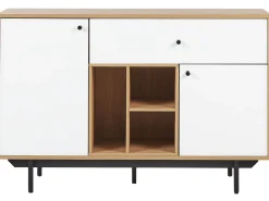 Beliani Senkki Laatikko 2 Ovea Vaalea Puu/Valkoinen Itaca Discount