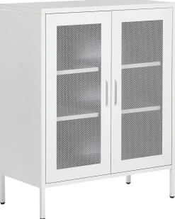 Beliani Senkki Teras 2 Ovea 3 Hyllya Valkoinen Wakatipu Store