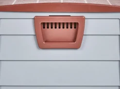 Beliani Säilytyslaatikko Puutarhaan 112X50 Cm Beige/Ruskea Locarno Fashion