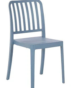 Beliani Sininen Puutarhatuoli 4 Kpl Sersale New