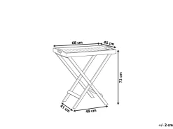 Beliani Sivupoyta Akaasia Tumma Puu Amantea Clearance