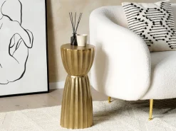 Beliani Sivupoyta Alumiini Kulta Ouyen Flash Sale