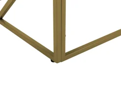 Beliani Sivupoyta Lasitasolla Metalli Kulta Orland Store