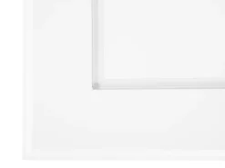 Beliani Sivupoyta Lasitasolla Valkoinen Attu New