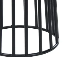 Beliani Sivupoyta Marmori/Rauta Valkoinen/Musta Taree Outlet