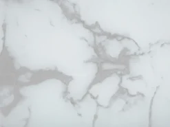 Beliani Sivupoyta Metalli Marmorikuvio Valkoinen/Hopea Meridian Ii Online