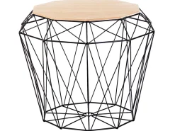 Beliani Sivupoyta Metalli Säilytystila Musta Elida Shop