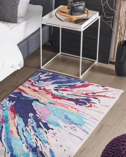 Beliani Sivupoyta Metalli Valkoinen Saxon Cheap